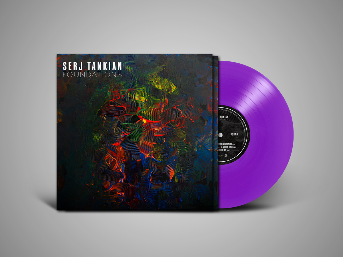SERJ TANKIAN 'FOUNDATIONS' EP (Limited Edition ' Purple w/Etched B-Side Vinyl)