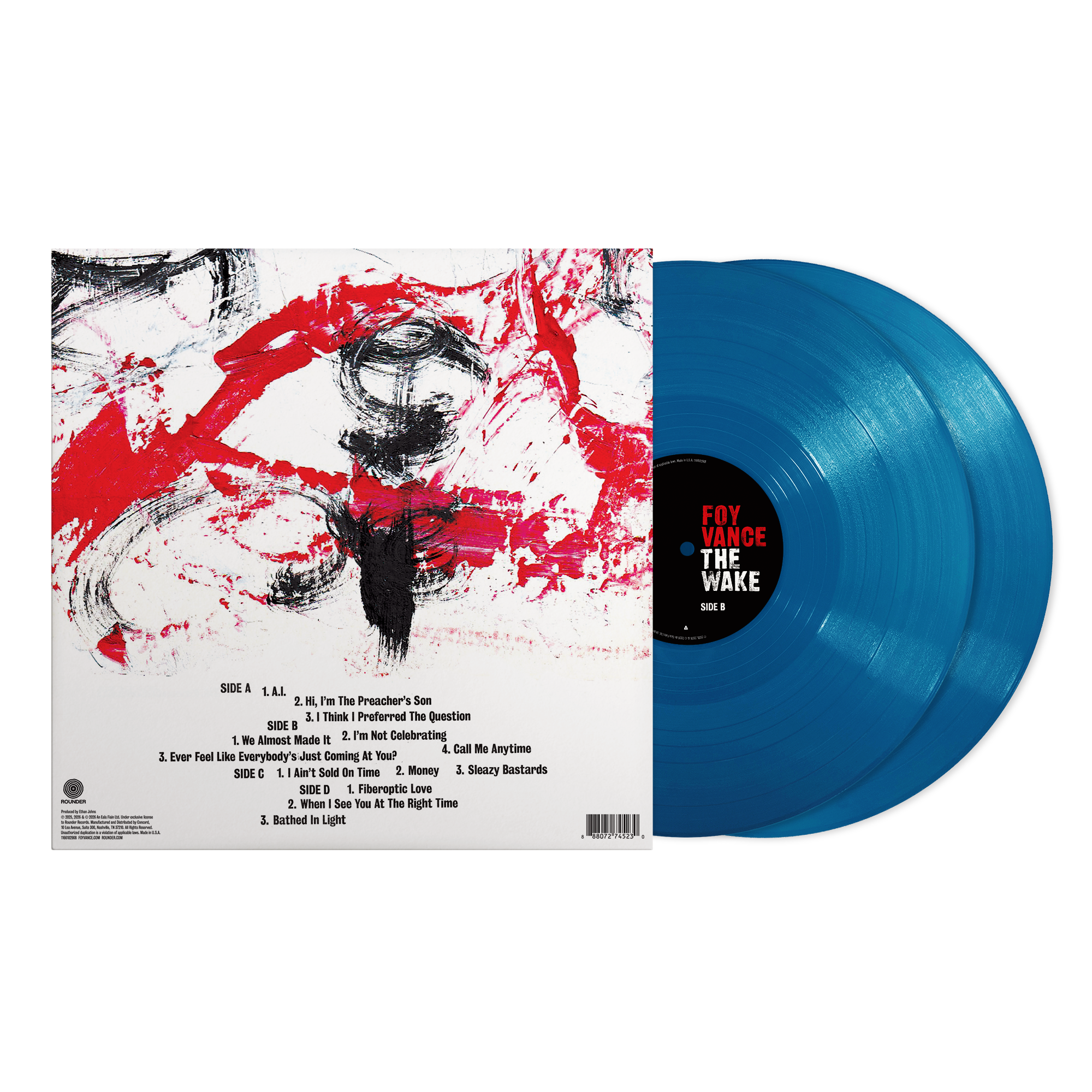 FOY VANCE 'THE WAKE' 2LP (Bathed In Blue Vinyl)