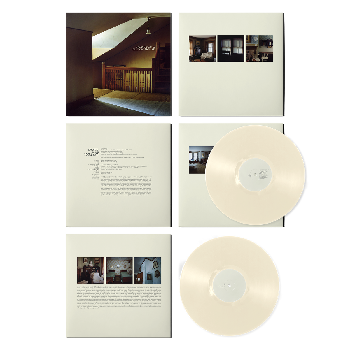 GRIZZLY BEAR 'YELLOW HOUSE' 2LP (Cream White Vinyl)
