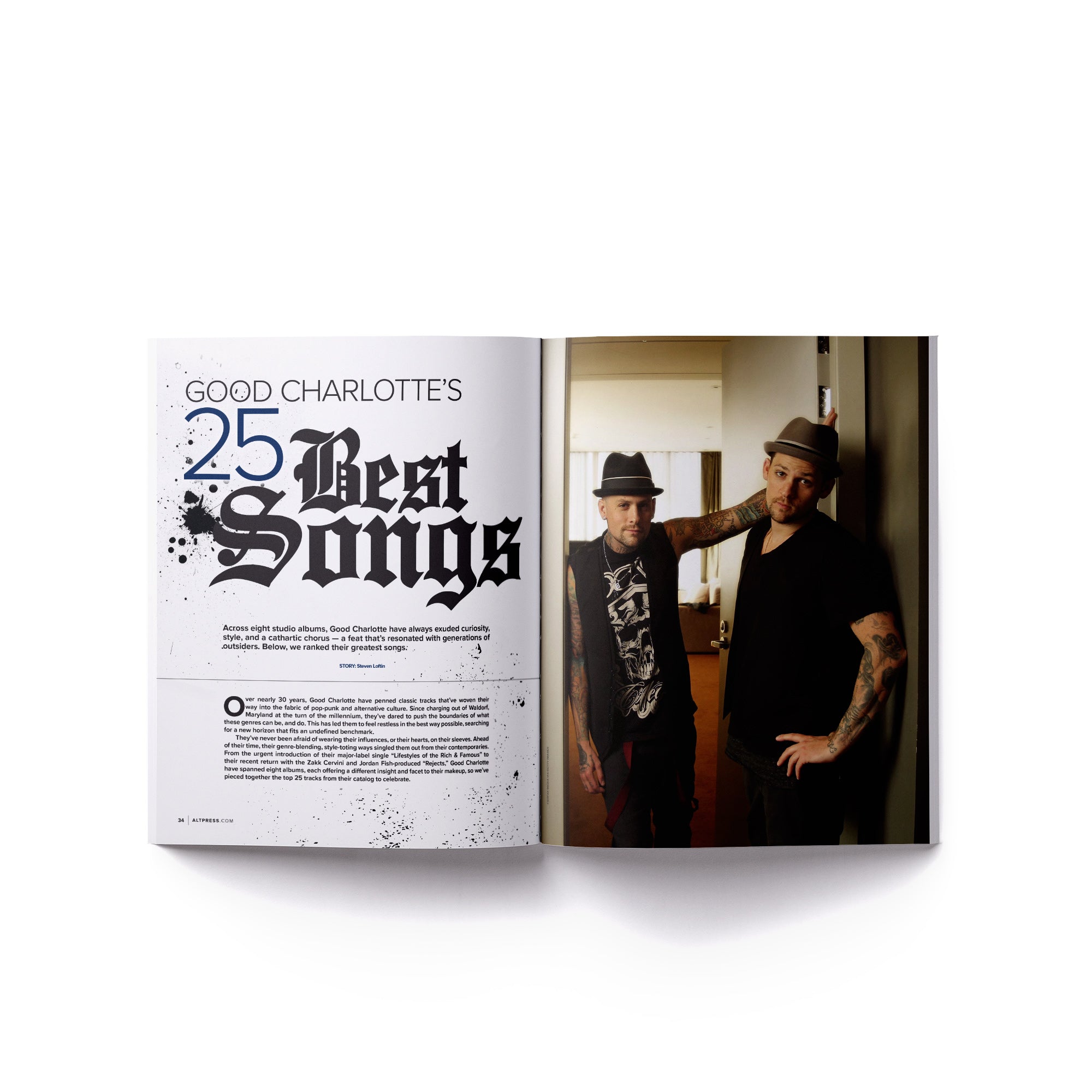 GOOD CHARLOTTE x ALTERNATIVE PRESS SPECIAL COLLECTOR’S EDITION MAGAZINE + ‘MOTEL DU CAP’ LP OR 'YOUNG AND THE HOPELESS' LP (Exclusive Vinyl)