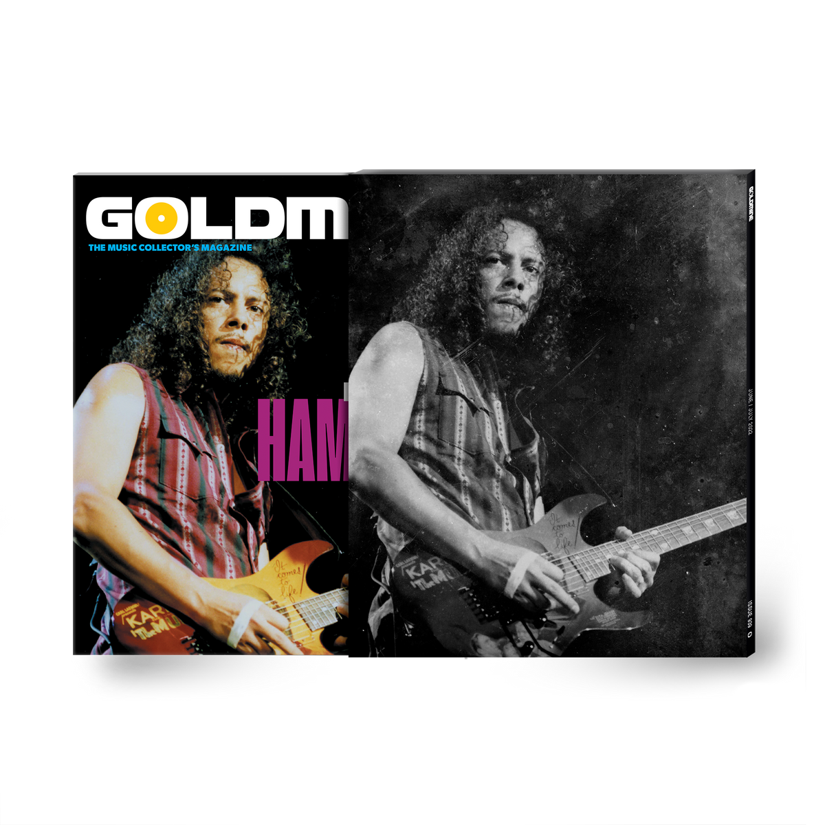 GOLDMINE MAGAZINE: JUNE/JULY 2022 ISSUE FEATURING KIRK HAMMETT ALT COVER HAND-NUMBERED SLIPCASE & PHOTO PRINT
