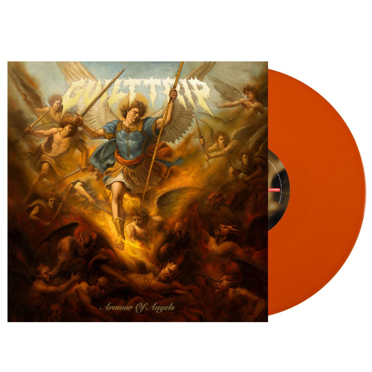 GUILT TRIP'ARMOUR OF ANGELS' LP (Burnt Orange Vinyl)