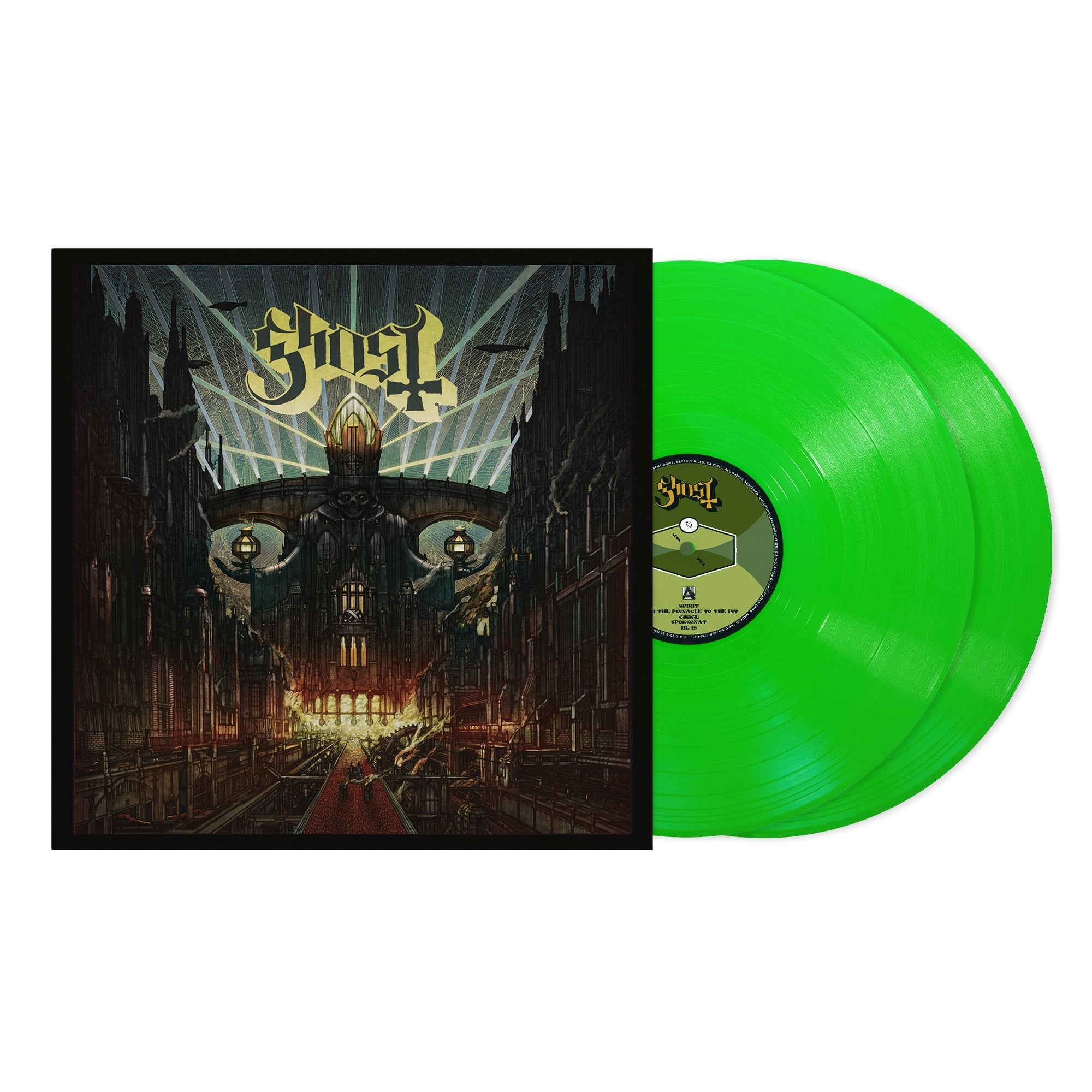 GHOST 'MELIORA' 2LP (10th Anniversary, Deluxe, Neon Green Vinyl)
