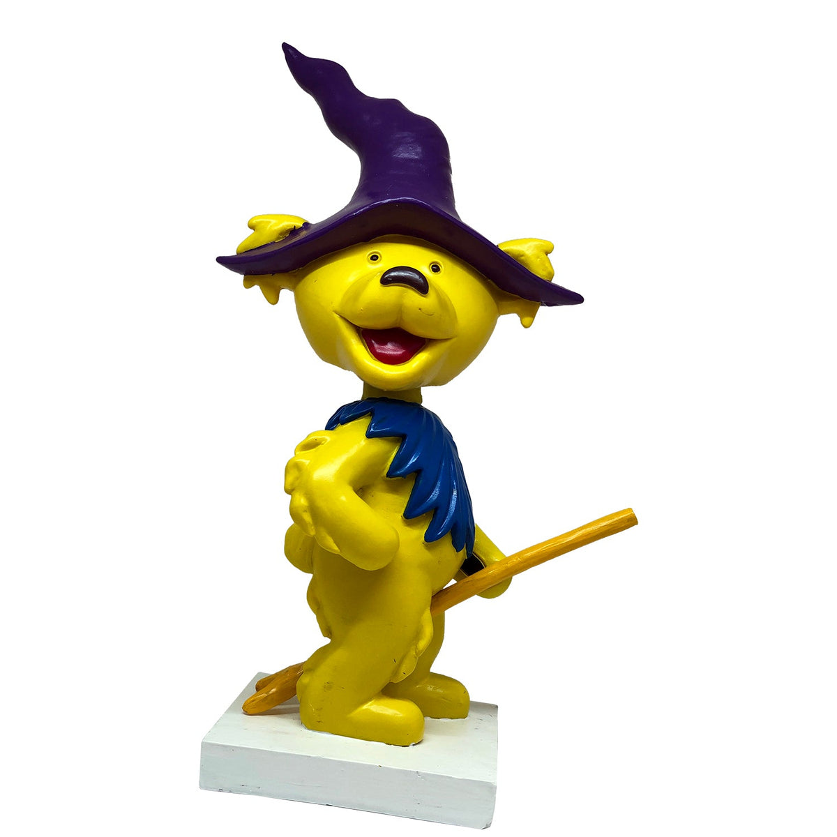 GRATEFUL DEAD DANCING BEAR 'WITCH' BOBBLEHEAD - YELLOW