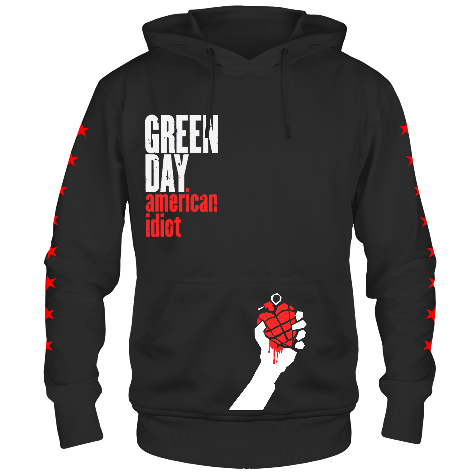 GREEN DAY AMER IDIOT HOODIE