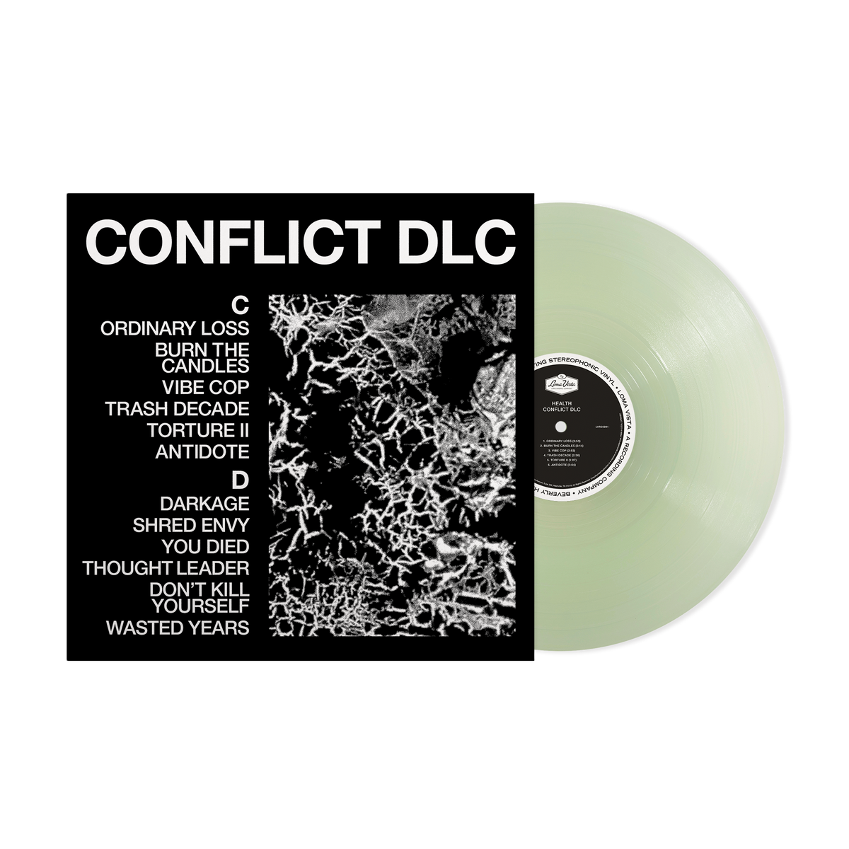 HEALTH'CONFLICT DLC' LP (Exclusive ' Limited to 400, Coke Bottle Clear Vinyl) + REVOLVER WINTER ISSUE
