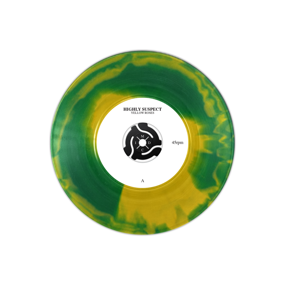 HIGHLY SUSPECT'YELLOW ROSES' 7" (Exclusive, Evergreen & Yellow Canary A-Side/B-Side Vinyl)