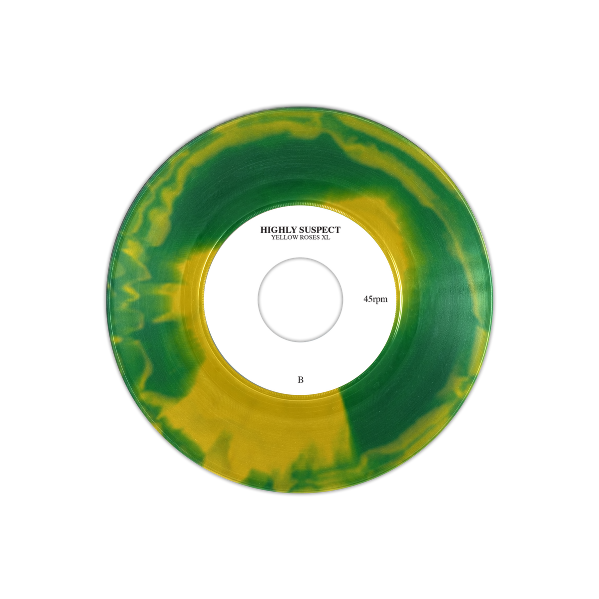 HIGHLY SUSPECT'YELLOW ROSES' 7" (Exclusive, Evergreen & Yellow Canary A-Side/B-Side Vinyl)