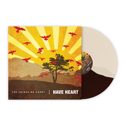 HAVE HEART ‘THE THINGS WE CARRY’ LP (Limited Edition – Only 300 Made, Half Opaque Bone White/Half Opaque Brown Vinyl)