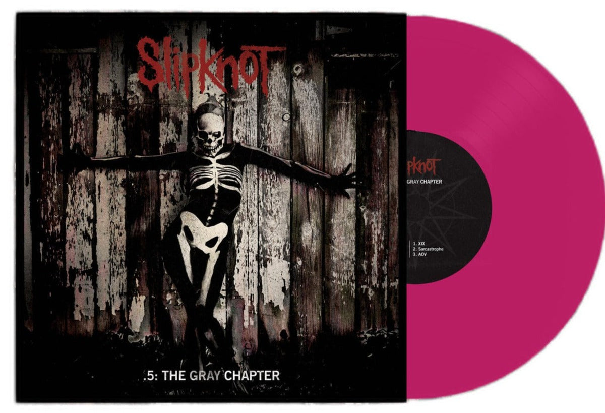 SLIPKNOT '.5 THE GRAY CHAPTER' LP (Pink Vinyl)