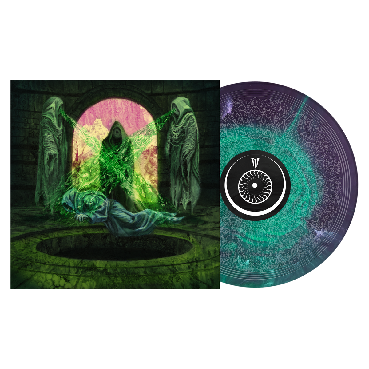 JAY WEINBERG 'DRONE OPERATOR/SANDSTONE' 12" (Exclusive ' Limited to 250, Green & Purple Starburst w/ Etched B-Side Vinyl)