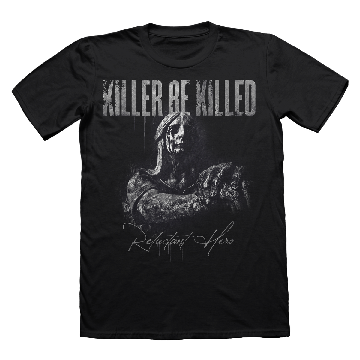 KILLER BE KILLED 'RELUCTANT HERO' GRAY - T-SHIRT