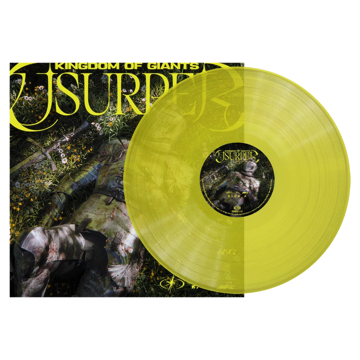 KINGDOM OF GIANTS 'USURPER' LP (Transparent Yellow Vinyl)