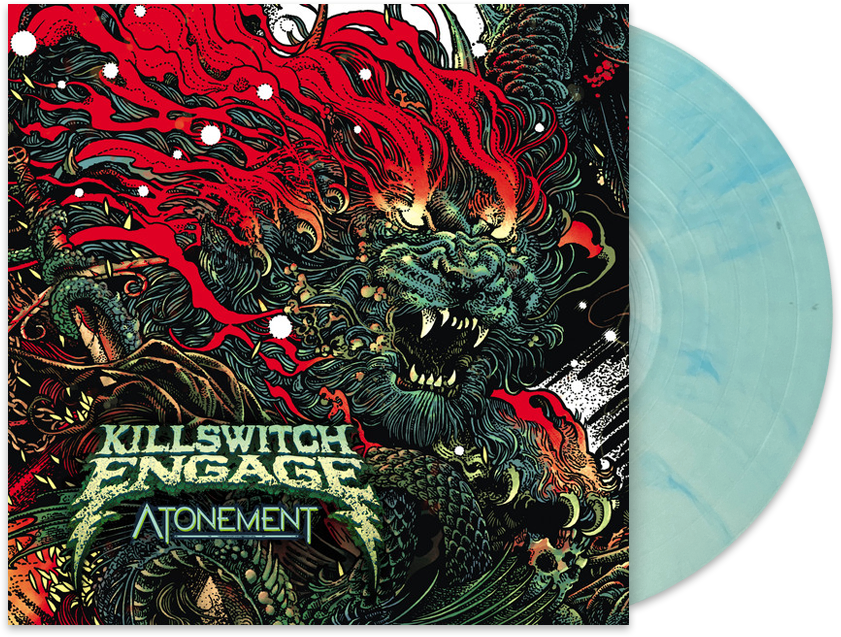 KILLSWITCH ENGAGE'ATONEMENT' LP - EXCLUSIVE - LTD. 500 - CLEAR MINT/MARBLED