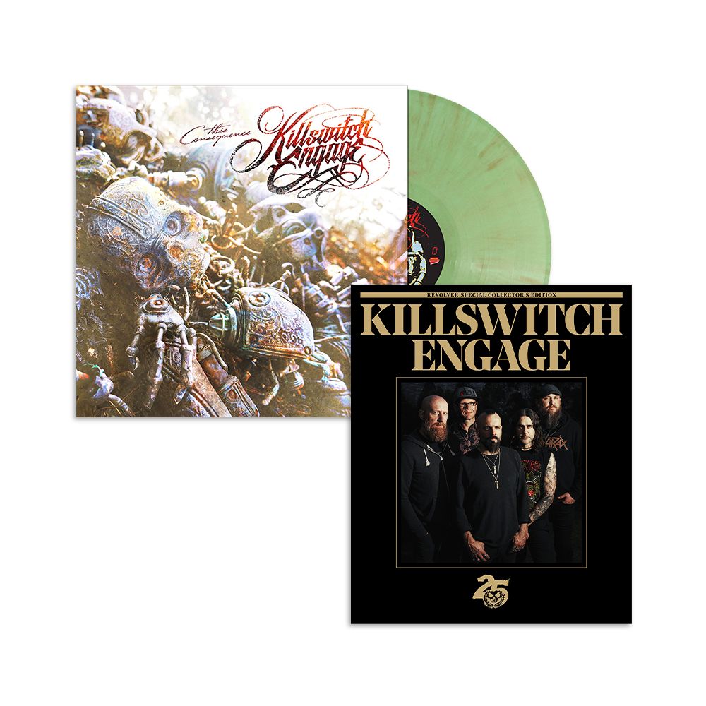 KILLSWITCH ENGAGE'THIS CONSEQUENCE' LP - EXCLUSIVE - LTD. 500 - ENGULFING MOSS + REVOLVER SPECIAL COLLECTOR'S EDITION DELUXE MAGAZINE