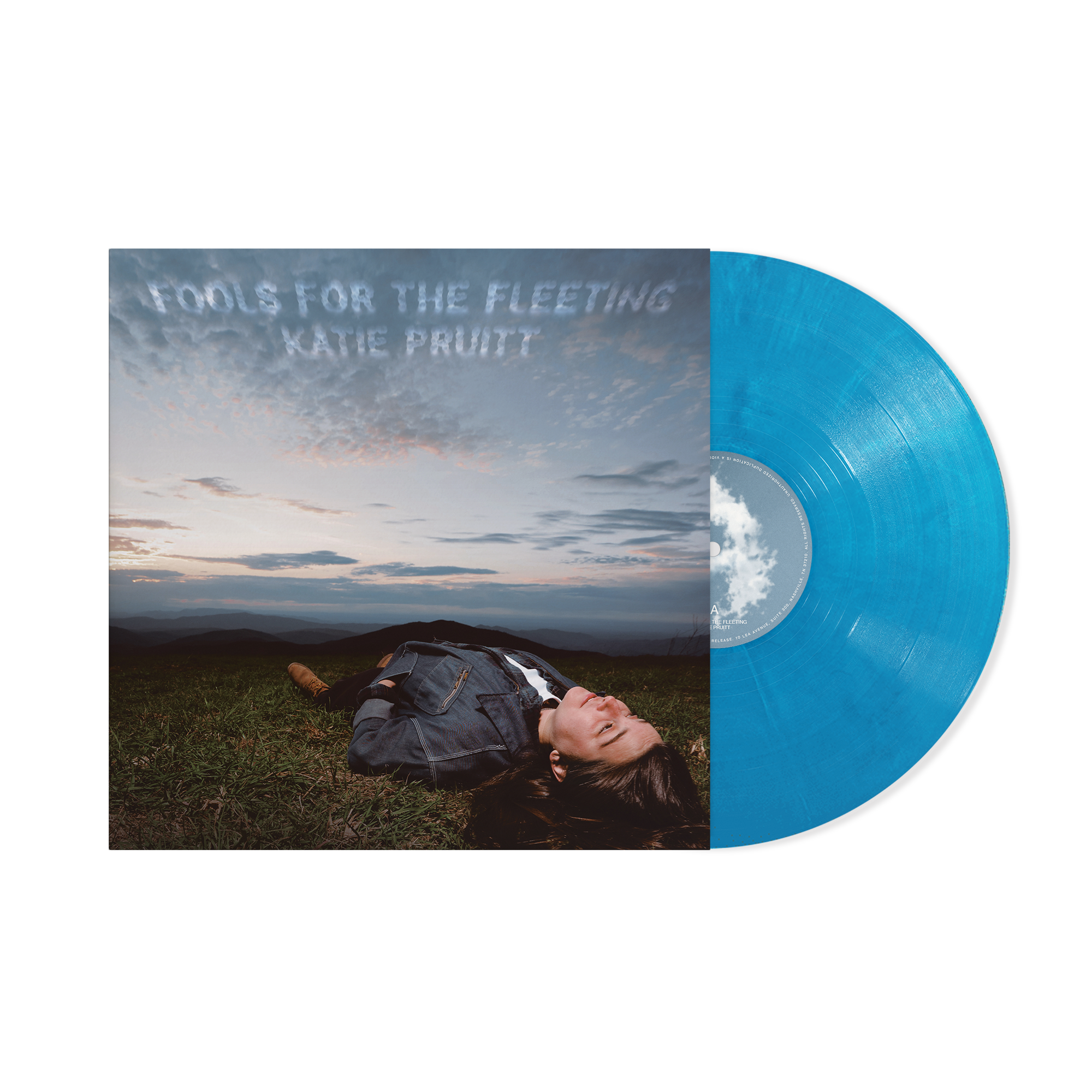 KATIE PRUITT 'FOOLS FOR THE FLEETING' LP (Blue Eco-Mix Vinyl)