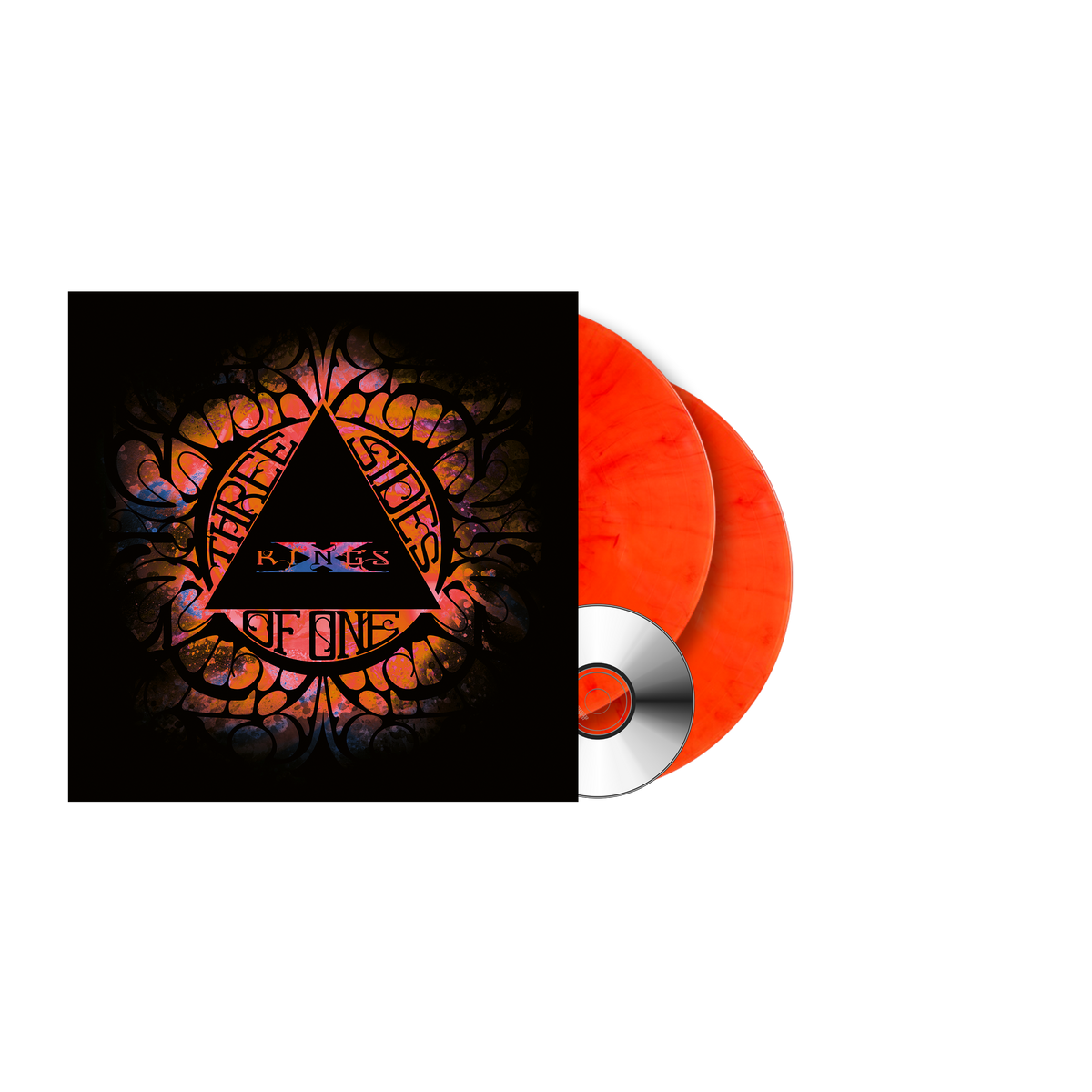 KING'S X 'THREE SIDES OF ONE' 2LP + CD (Deluxe, Color Vinyl, Alternative Cover)