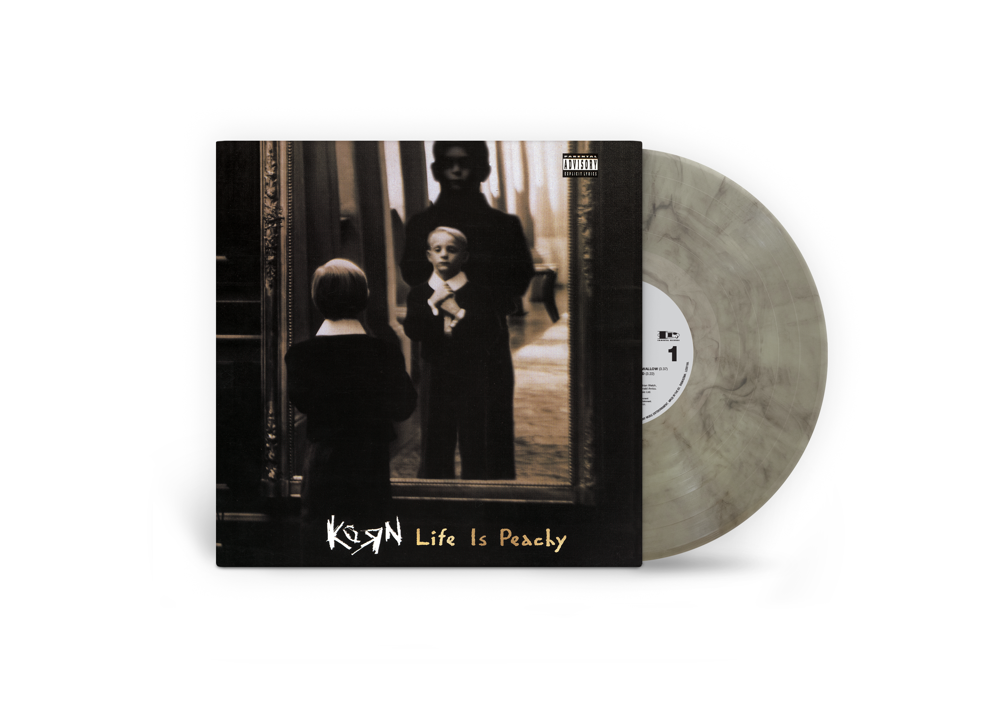 KORN ‘LIFE IS PEACHY’ LP (Exclusive – Coke Bottle Smoke Vinyl)