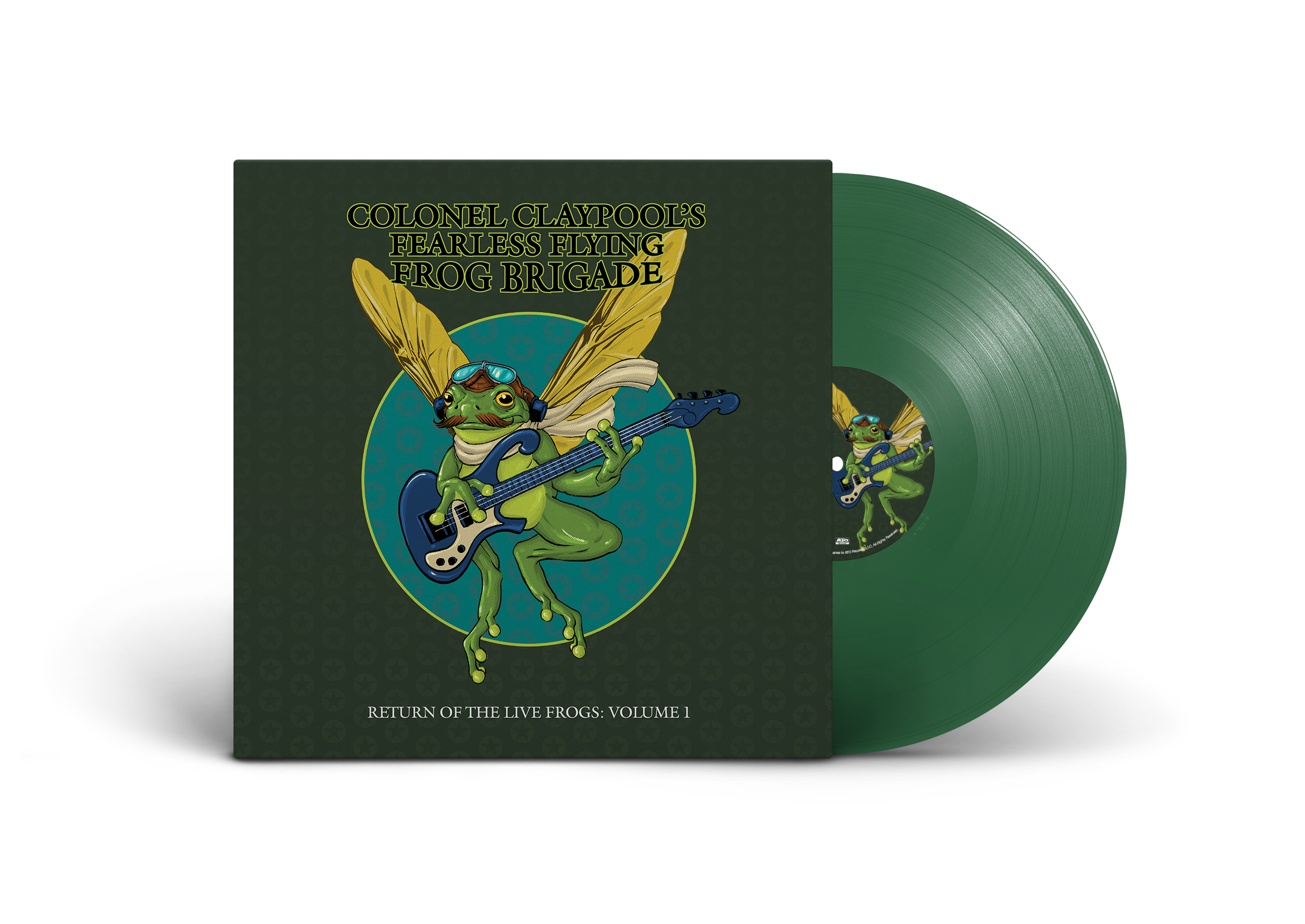 COLONEL CLAYPOOL'S FEARLESS FLYING FROG BRIGADE ‘RETURN OF THE LIVE FROGS: VOLUME 1’ 2LP (Evergreen Vinyl)