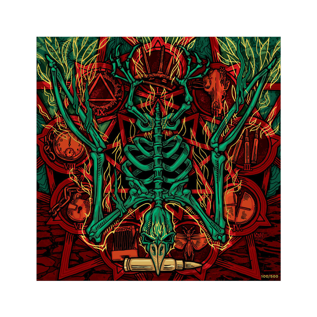 LAMB OF GOD 'WARBIRDâ€ LIMITED EDITION 12"x12" PRINT