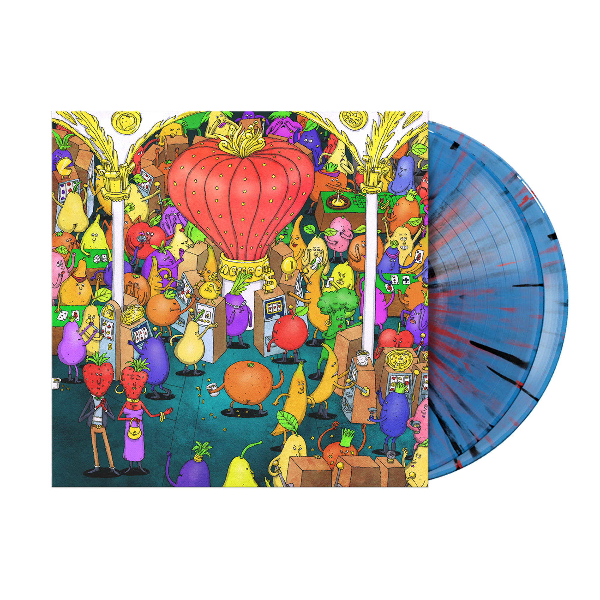 DANCE GAVIN DANCE 'JACKPOT JUICER' 2LP (Blue/Black/Red Splatter Vinyl)