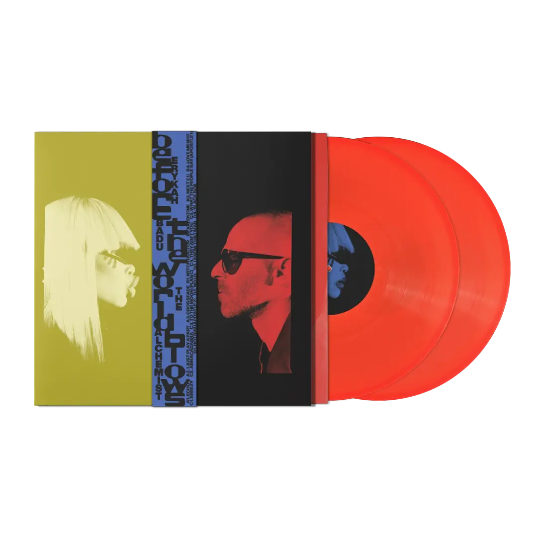ERYKAH BADU & THE ALCHEMIST 'BEFORE THE WORLD BLOWS: THE ABI AND ALAN EXPERIMENT' 2LP (Orange Vinyl)
