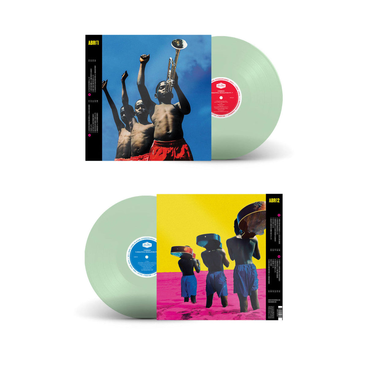 COMMON 'A BEAUTIFUL REVOLUTION PTS. 1 & 2' 2LP (Deluxe Coke Bottle Clear Vinyl)