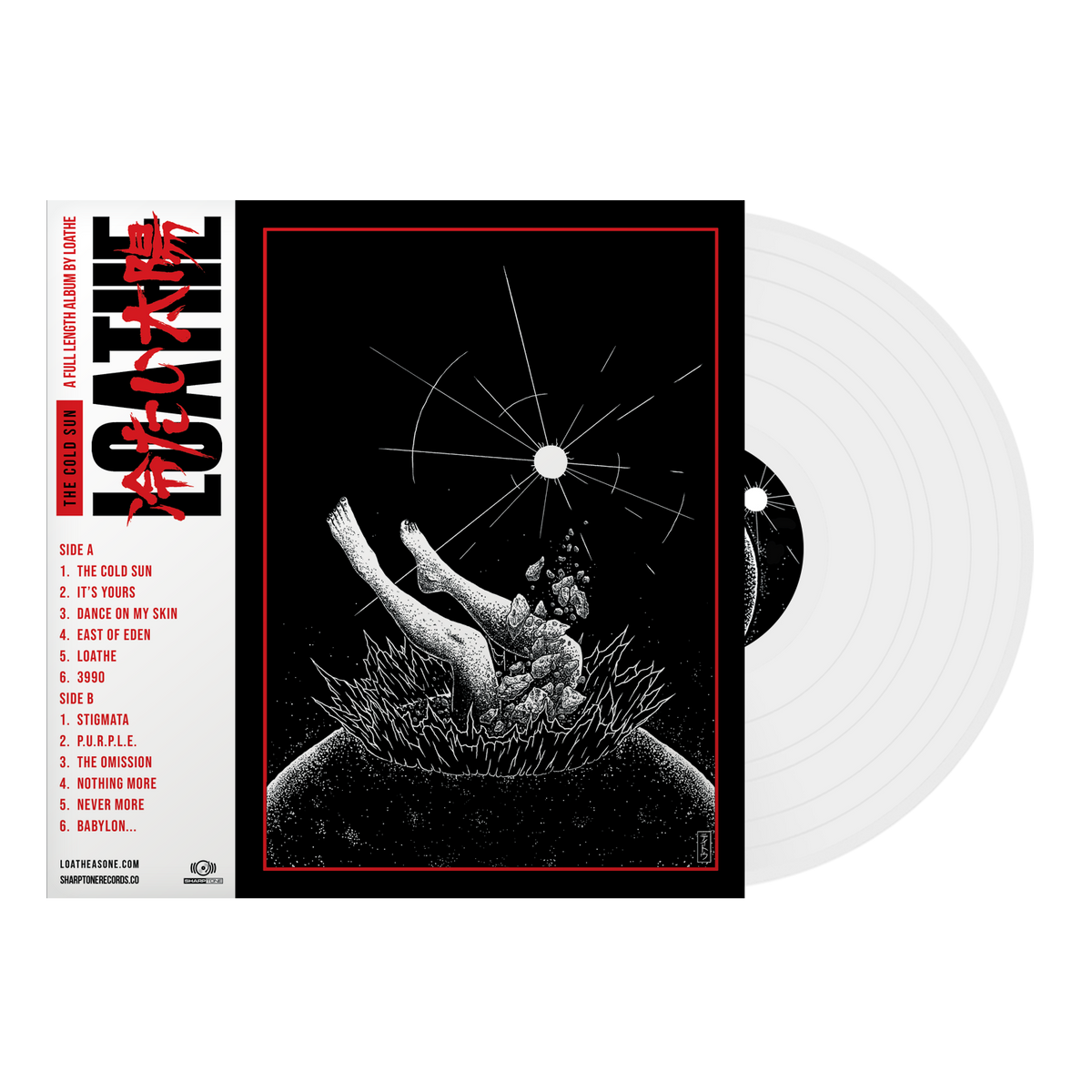 LOATHE'THE COLD SUN' LIMITED-EDITION WHITE LP - ONLY 250 MADE