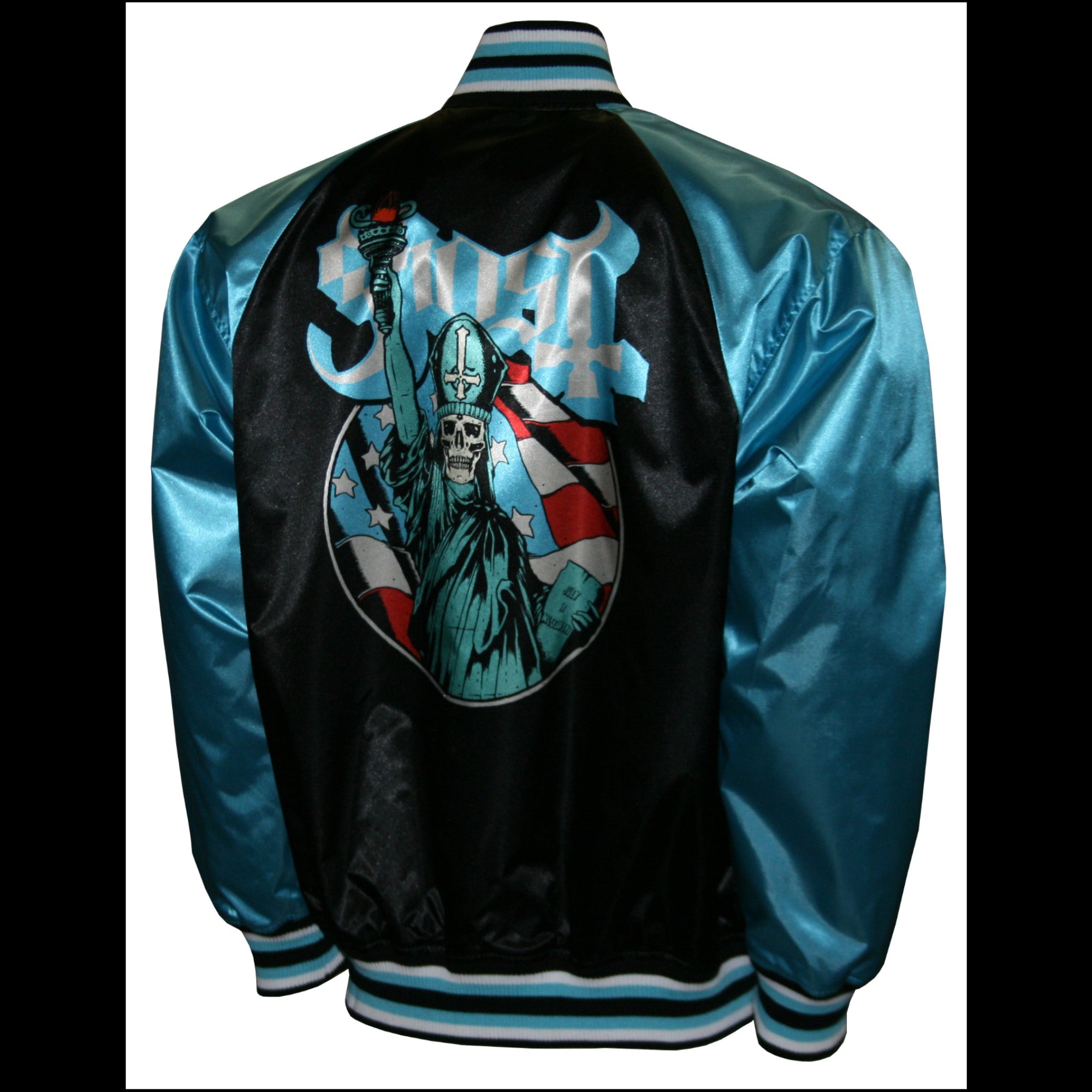 GHOST SATIN JACKET