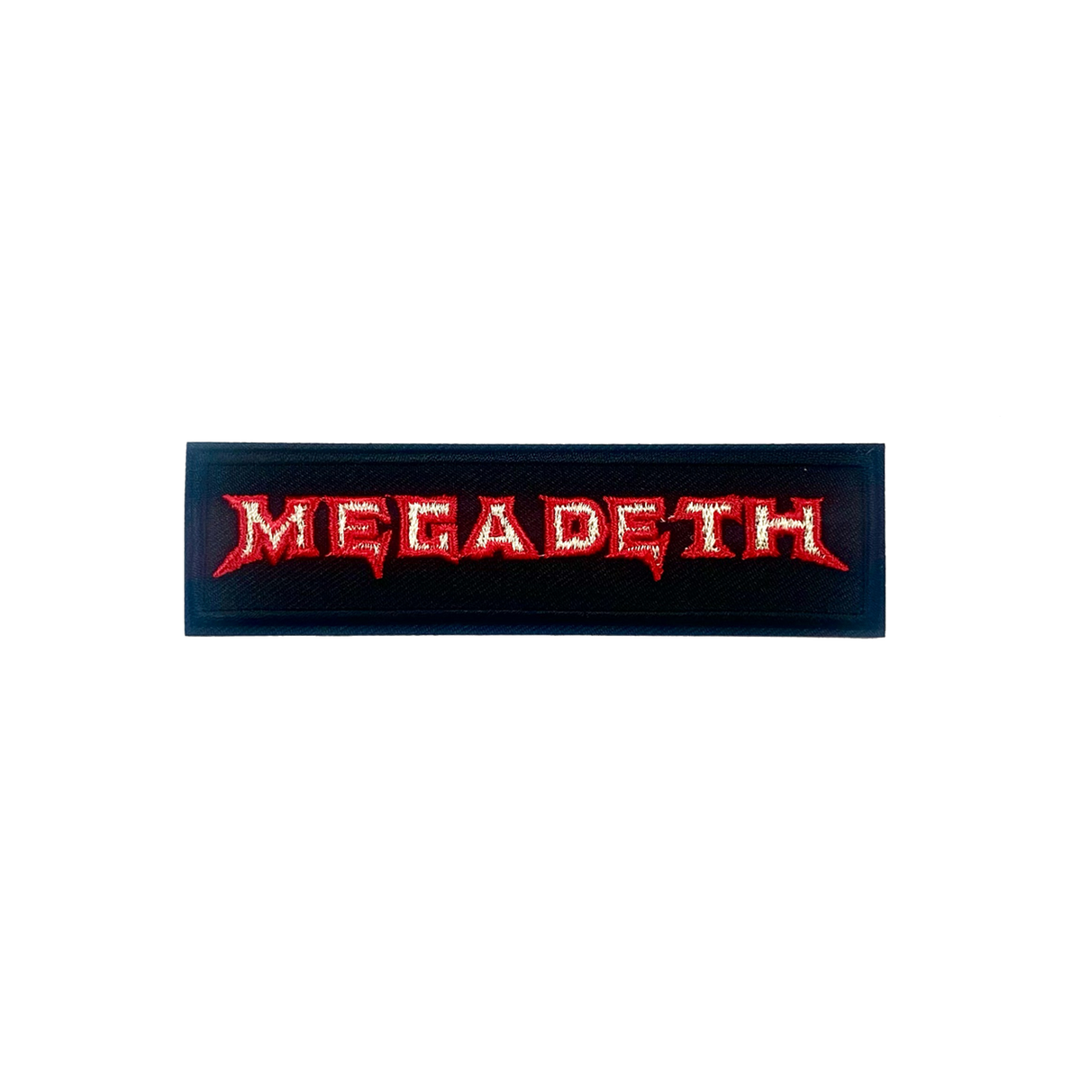 MEGADETH LOGO EMBROIDERED PATCH