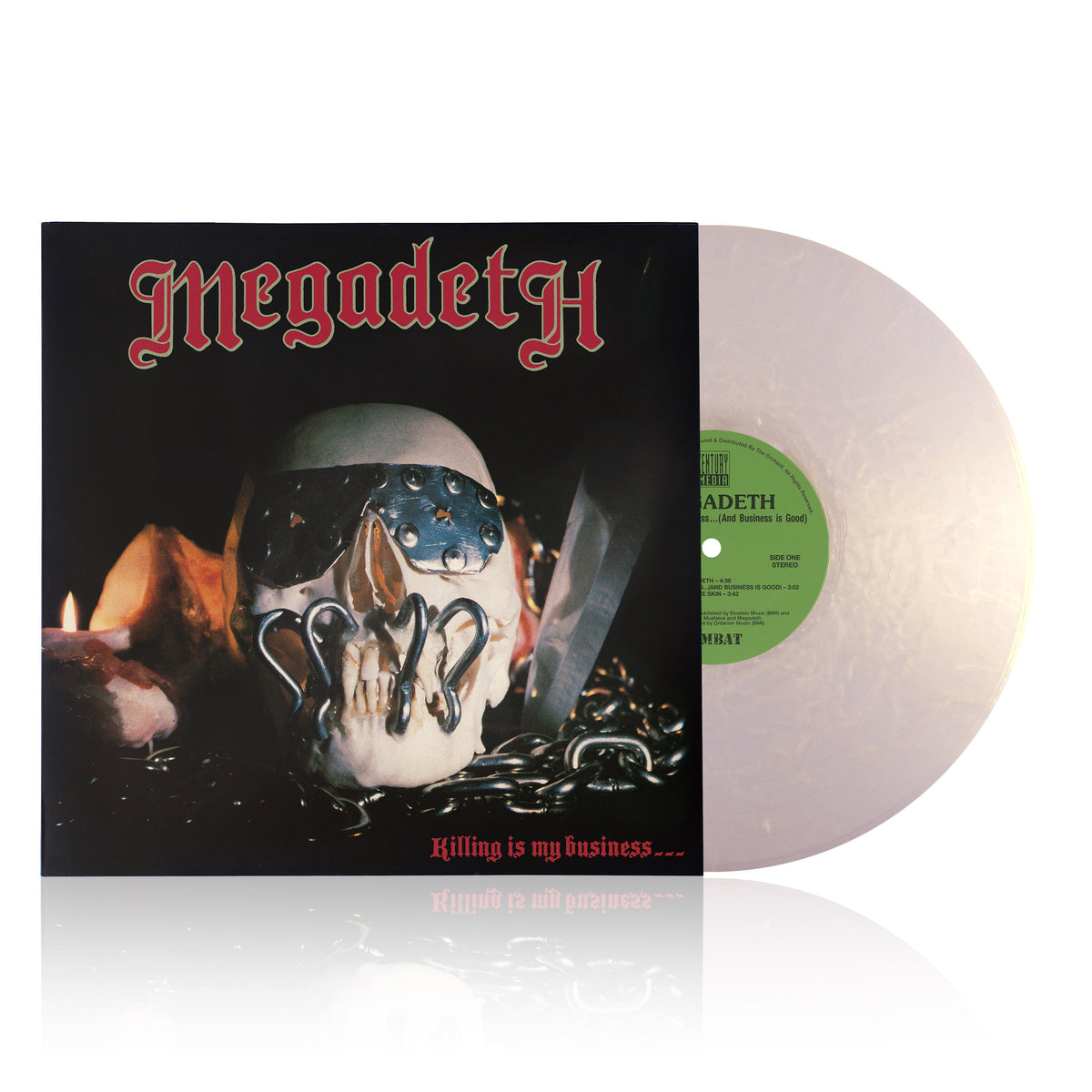 MEGADETH ‘KILLING IS MY BUSINESS...AND BUSINESS IS GOOD!’ LP (Exclusive – Limited to 500, Iridescent Gold Vinyl)