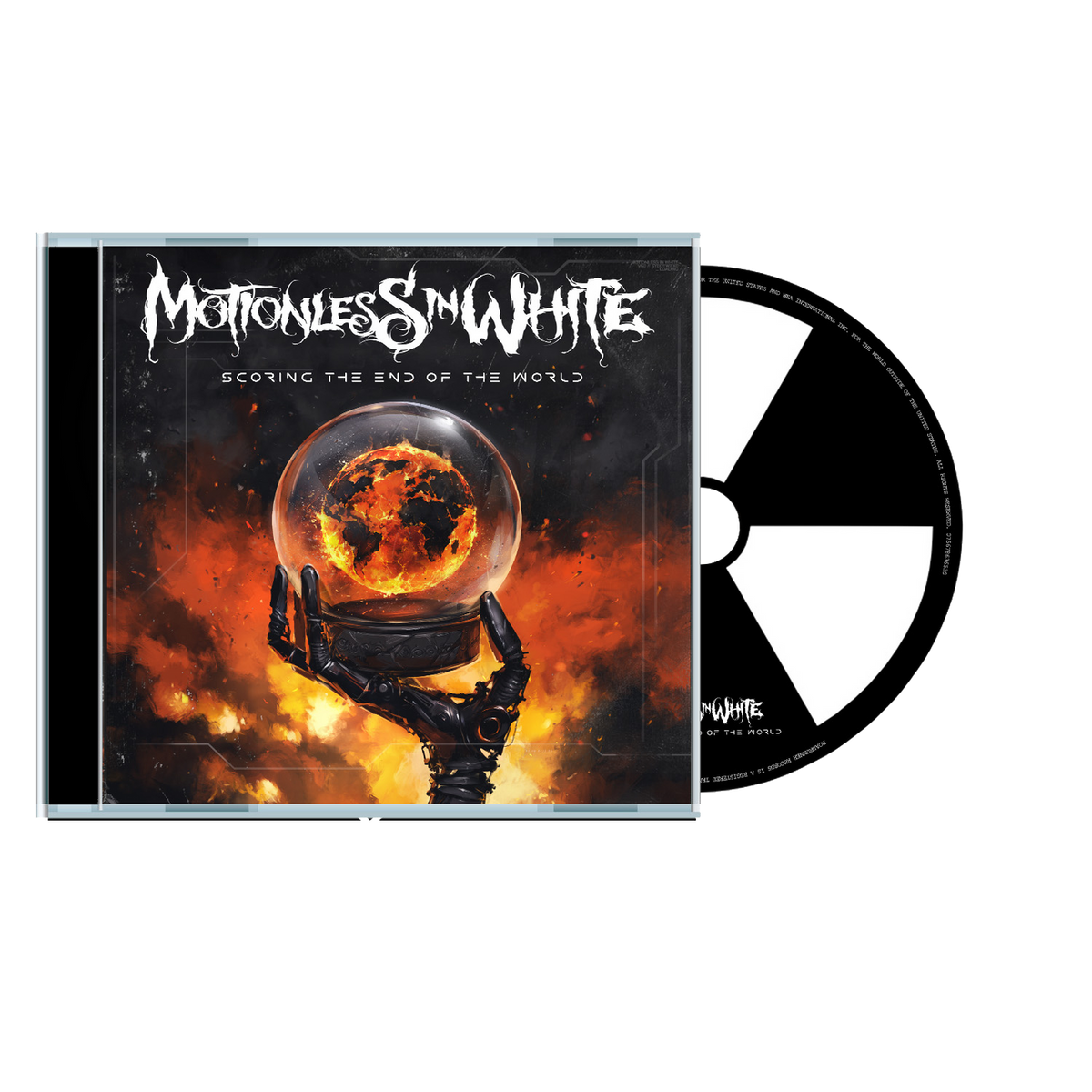 MOTIONLESS IN WHITE 'SCORING THE END OF THE WORLD' CD