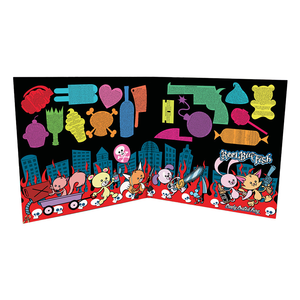 altpress reel big fish REEL BIG FISH 'CANDY COATED FURY' 2LP (Limited Edition – Only 200 Made, Red & Grey Swirl w/ Black Splatter Vinyl)