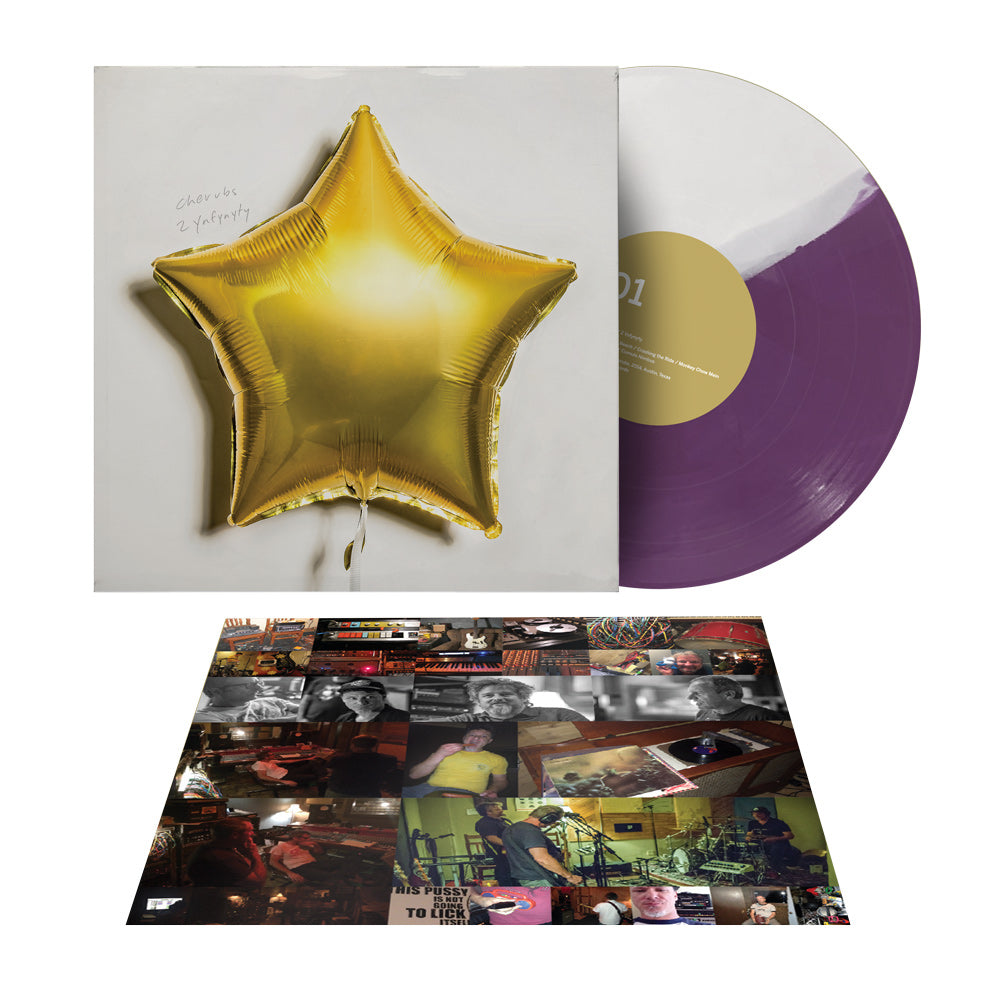 CHERUBS '2 YNFYNYTY' LP (Limited Edition ' Only 200 Made, Half White / Half Purple Vinyl)