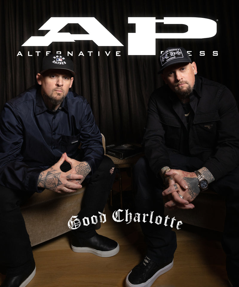 GOOD CHARLOTTE x ALTERNATIVE PRESS – 2023 FALL ISSUE W/ 'THE YOUNG AND THE HOPELESS' LP (Limited Edition – Only 500 made, Black w/ Lime Green Splatter Vinyl)