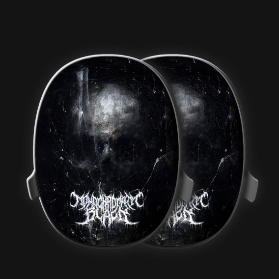 MONOCHROMATIC BLACK HEADPHONES