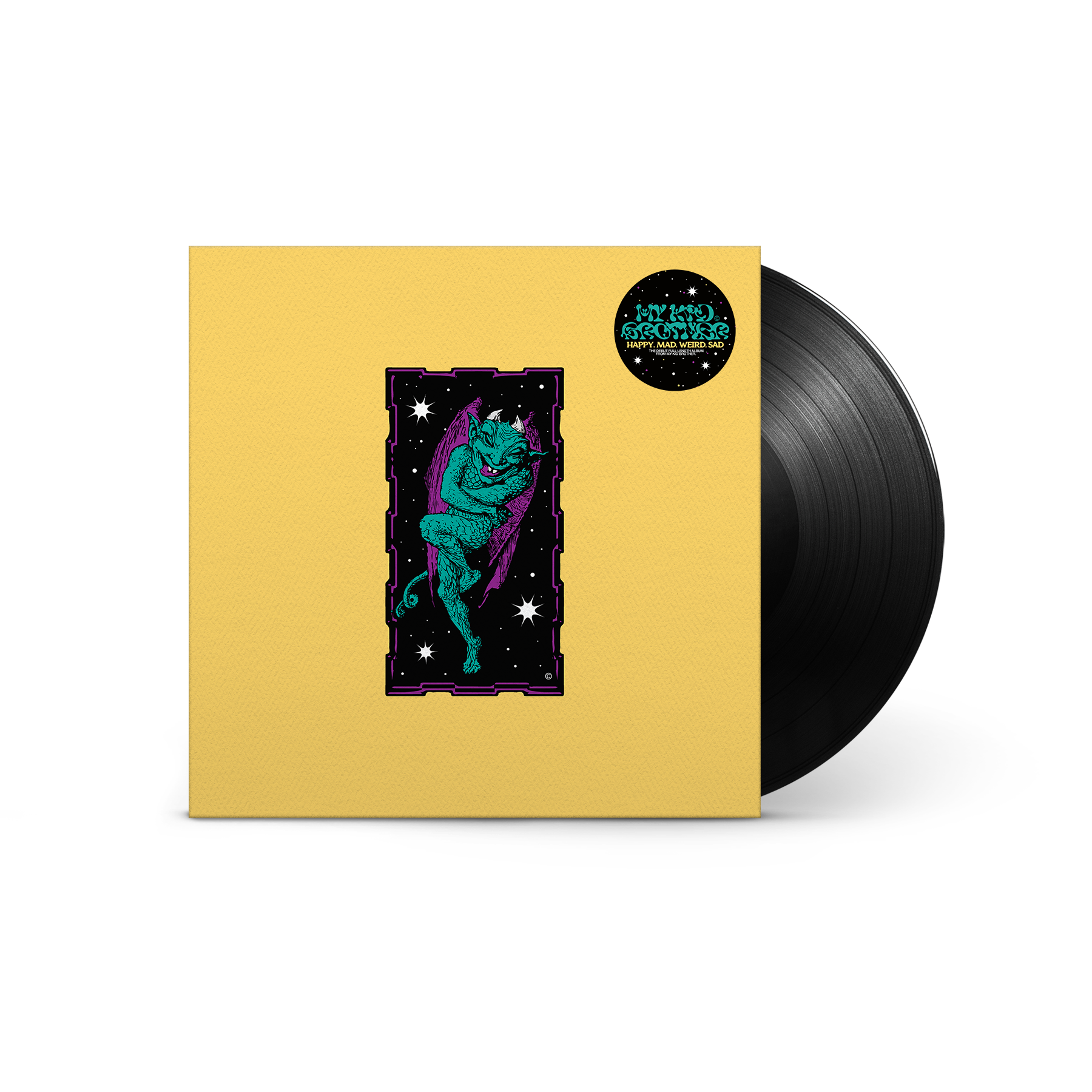 MY KID BROTHER 'HAPPY.MAD.WEIRD.SAD' LP (Black Vinyl)