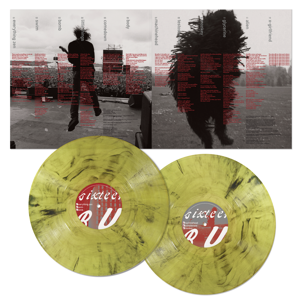 BUSH 'SIXTEEN STONE’ 30TH ANNIVERSARY 2LP (Limited Edition – Only 500 Made, Highlighter Smoke Vinyl)