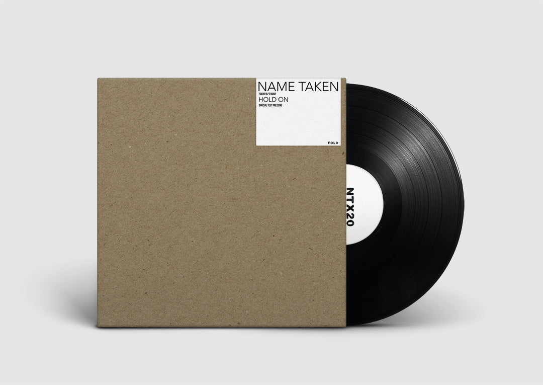 NAME TAKEN 'HOLD ON' LP (Limited Edition ' Test Press Vinyl)