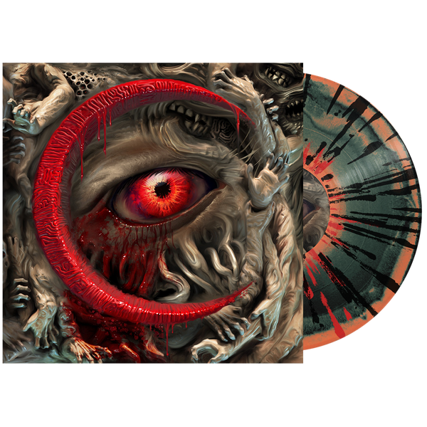 OCEANO ‘LIVING CHAOS’ LP (Limited Edition – Only 100 Made, Black, Swamp Green, & Orange Side A/B w/ Black & Red Splatter Vinyl)