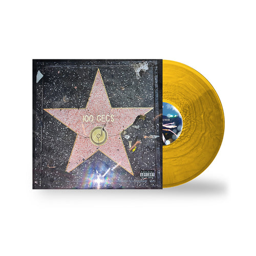 100 GECS 'HOLLYWOOD BABY' LIMITED EDITION GOLD 12" ETCHED VINYL