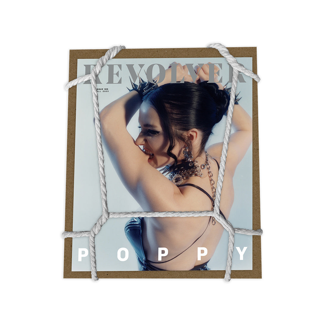 POPPY x ALTERNATIVE PRESS + REVOLVER BUNDLE – 2023 FALL ISSUE W/ 'ZIG' LP (Limited Edition – Only 500 made, Baby Blue & Transparent Blood Red Galaxy Vinyl)