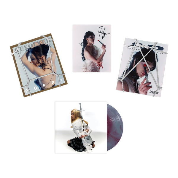 POPPY x ALTERNATIVE PRESS + REVOLVER BUNDLE – 2023 FALL ISSUE W/ 'ZIG' LP (Limited Edition – Only 500 made, Baby Blue & Transparent Blood Red Galaxy Vinyl)