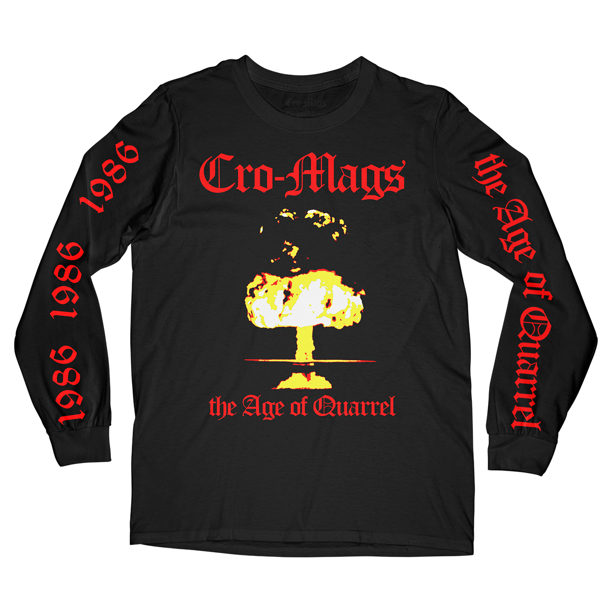 The HARD Times x CRO-MAGS 35th Anniversary Limited Edition Numbered Long Sleeve T-shirt