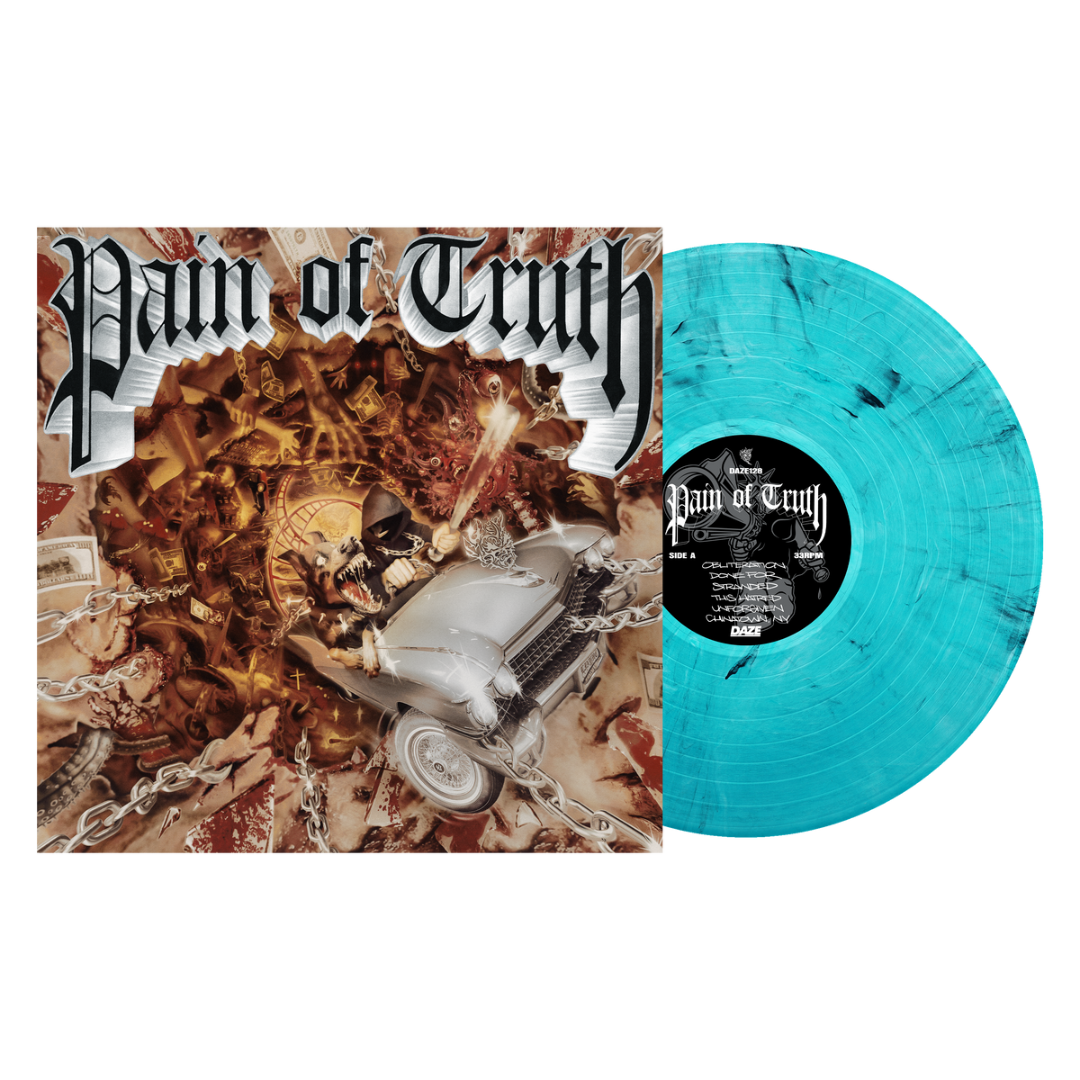 PAIN OF TRUTH'PAIN OF TRUTH' LP (Exclusive ' Limited to 150, Sea Blue Smoke Vinyl)