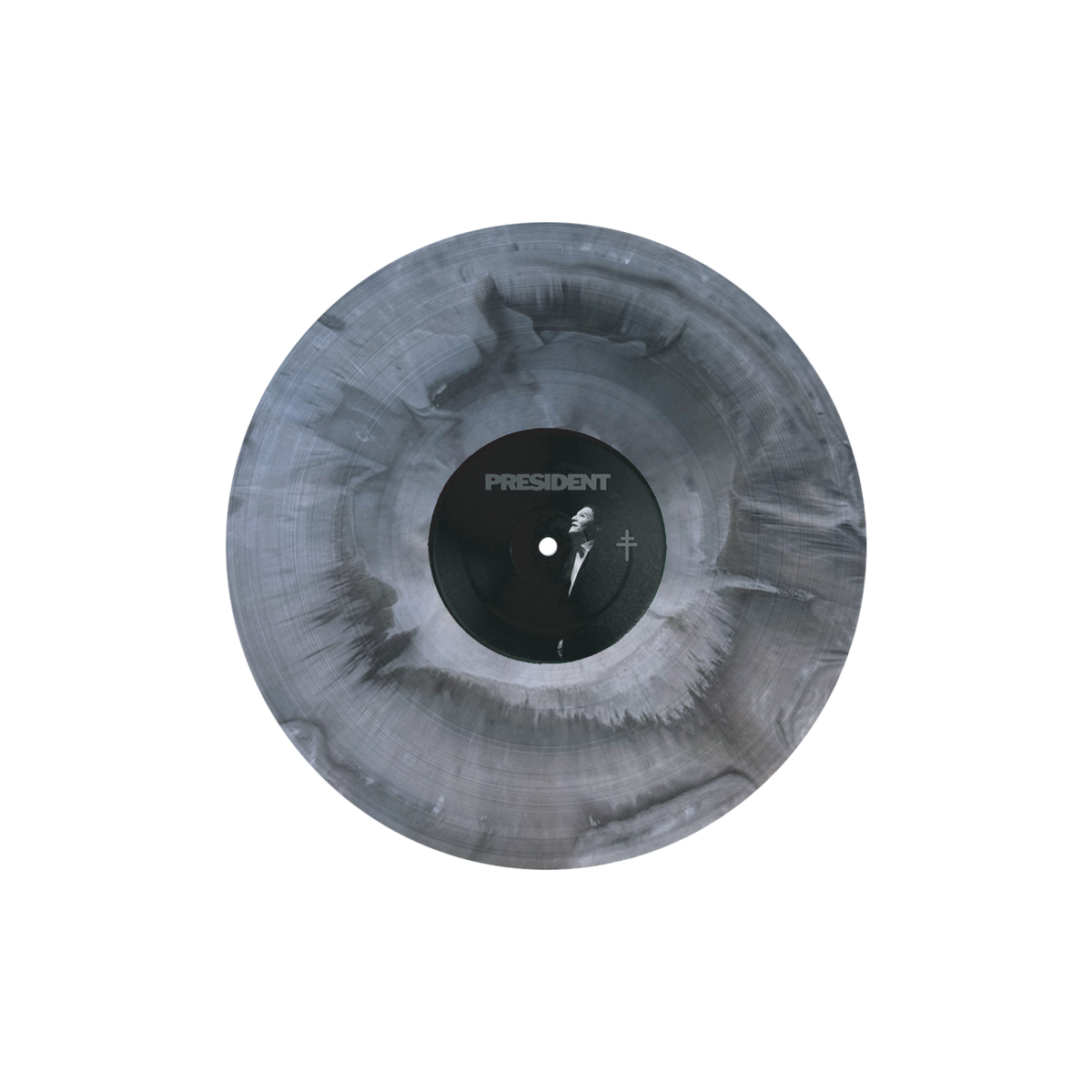 PRESIDENT'ANGEL WINGS' 12" (Exclusive ' Black & Silver Starburst w/ Etched B-Side Vinyl)