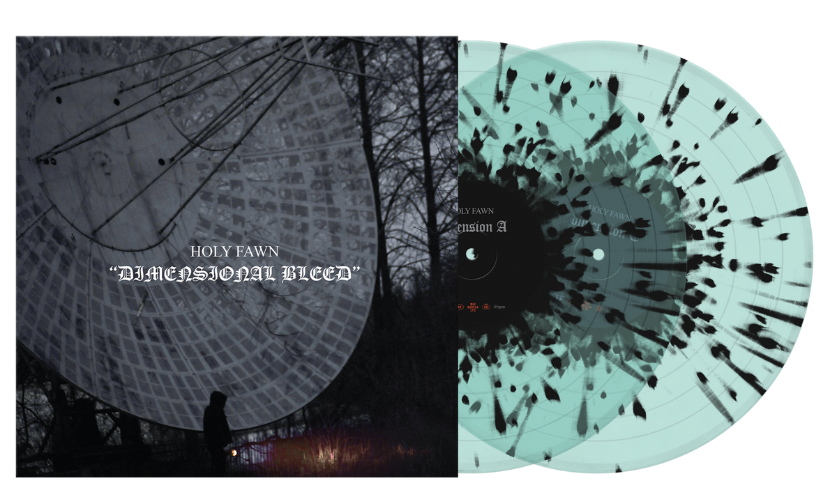HOLY FAWN 'DIMENSIONAL BLEED' 2LP (Limited Edition ' Only 250 made, Coke Bottle Clear w/ Black Splatter Vinyl)