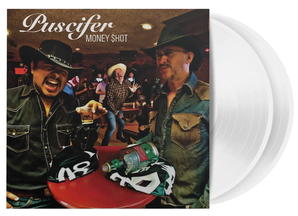 PUSCIFER 'MONEY $HOT' 2LP (Limited Edition ' Only 500 Made, Opaque White Vinyl)