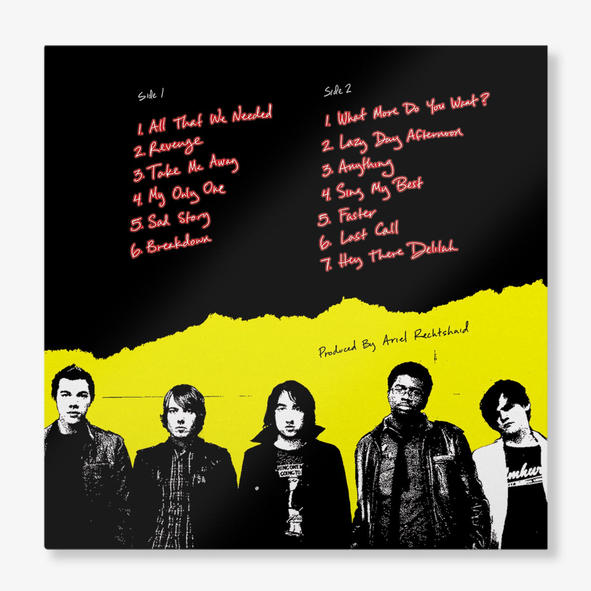 PLAIN WHITE T'S 'ALL THAT WE NEEDED' LP (Red Opaque Vinyl)
