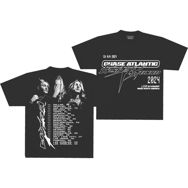 CHASE ATLANTIC 'LOST IN HEAVEN DATEBACK' T-SHIRT